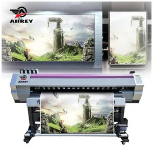 Suporte personalizado de fábrica original, uv 1.6m 1.8m de alta qualidade eco solvente impressora digital máquina de impressora de jato de tinta