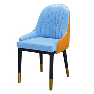 Muebles Contemporáneos para Restaurantes de Hotel, Sofá Chaise Longue, Silla de Comedor Moderna con Tapicería de Cuero PU - Product Image 5