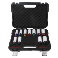 VIKTEC — jeu de prises de courant à écrou mural sans marquage, 11 pièces 1/2 d'entraînement 22MM, 21MM (VT18084)