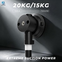 Ventouse à vide personnalisable de 3 pouces (M6/M8/1/4'/3/8') avec couvercle supérieur en alliage d'aluminium interne/extérieur, capacité de charge de 15 à 20 kg
