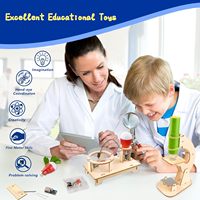 2026 Mainan Edukasi Puzzle Buatan Tangan Alat Bantu Mengajar Blok Model Bangunan Mainan STEM Edukatif