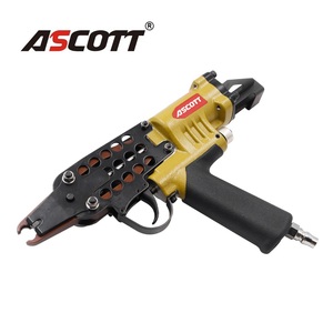 Pistolet agrafeur pneumatique industriel et DIY SC7E 15GA pour clôtures et fabrication de cages, <span class=keywords><strong>pince</strong></span> à agrafes en C de 24 mm, outil agrafeur pneumatique pour anneaux en C - Product Image 1