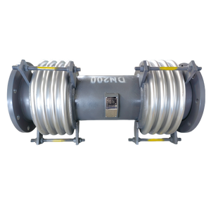 Cendre de charbon DN600 transportant la canalisation résistante à l'usure rayée des joints de dilatation tridimensionnels en céramique de compensateur en métal. - Product Image 3