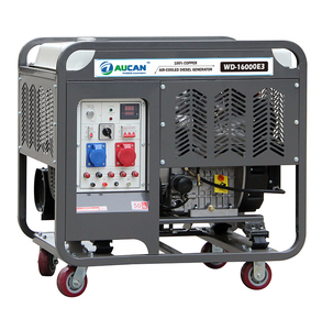 Générateur à cadre ouvert Aucan WD16000E3 16 kW 50/60 Hz, double cylindre, triphasé 110 V/220 V/230 V/240 V, démarrage électrique/à lanceur - Product Image 3