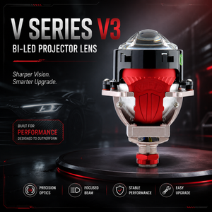 VAHID 3 Zoll Bi-LED Projektorlinse <span class=keywords><strong>Scheinwerfer</strong></span> 6000K 13000LM 75W Fern- und Abblendlicht 24V Auto Nachrüstsatz Universell Passend Großhandel - Product Image 3
