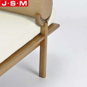 ม้านั่งมีเบาะนั่งทำจากไม้สำหรับคาเฟ่สวนสวนกลางแจ้งในโรงแรม - Product Image 4