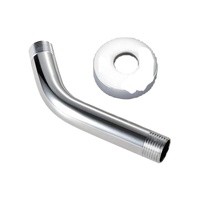 Chuveiro De Teto Pommeau De Douche Pluie Bras Salle De Bains Arroseur Douche Pipeline Mural Rond 6 ''8'' Bras De Douche