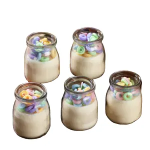 2024 new products Wholesale Custom Logo Cute Design Fruit Loop Shaped Scented Candle candle jars cute thing wedding favors