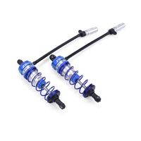 Peredam kejut logam paduan Aluminium rakitan, peredam kejut besar depan & belakang logam penuh untuk mobil RC truk Buggy 1/10