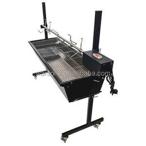 Asador Giratorio Warrior Pig Spit Roaster de Alta Resistencia con Tapa Negra - Capacidad de Carga de 60 kg - Product Image 1