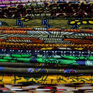 <span class=keywords><strong>Vente</strong></span> chaude 2026 Véritables tissus africains Imprimé wax Ankara 100% Coton Pagnes pour Femme Tissu Africain <span class=keywords><strong>Pagne</strong></span> - Product Image 2