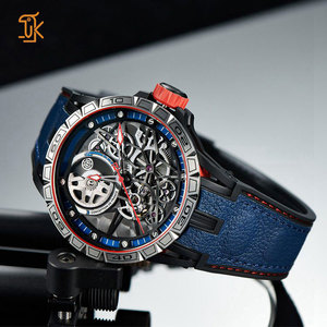 Montre mécanique robuste de 47 mm avec réserve de marche apparente, à remontage automatique, abordable, pour maintenir le mouvement du cadran en marche, avec complications, de grandes marques - Product Image 3