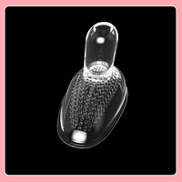 Transparenter Nippelvibrator, Brust- und Klitoris-Massage-Set, starke Stimulation, Brustmassagegerät