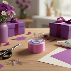 Cinta de Raso Iln 5.0m 25Y Morado D17 - Product Image 2