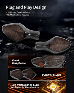 Front Turn Signal Indicator Light for 2014-2018 HONDA <strong>CBR</strong> 400R 500R 650F ECE Led Lamp for Honda Motorcycle NC700S MSX125 ED - Product Image 3