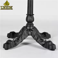 Socle de table élégant et classique en fonte, robuste, pour table de salle à manger, restaurant, café, hôtel, mobilier