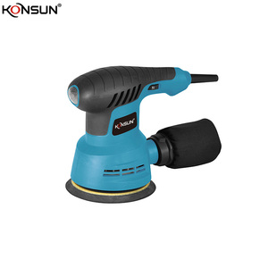 Sander orbital électrique à vitesse variable KONSUN |   Sander de finition sans poussière de 5 pouces pour le travail du bois, le métal - Product Image 1