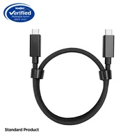 Thunder 4 USB4 240W 40Gbps 8K 60Hz USB-C 4,0 Tipo C a Tipo C Carga rápida USB 4 Cable Compatible con Thunderbolt 4 Cable