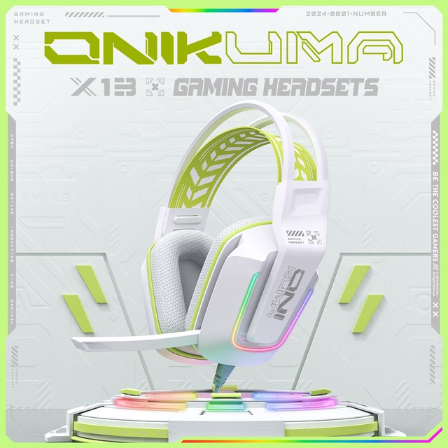 Wired Gaming Headset with Led Light  USB 3.5mm Over-Ear Gaming Headphones Gamer Headset for PS4 PS5 PC MIC X13