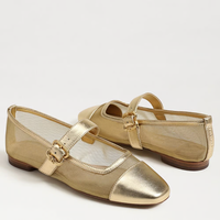 Chaussures plates pour femmes en PU de haute qualité, respirantes, à enfiler, à bout fermé, sandales à bride réglable, ballerines tendance
