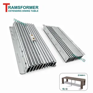 Telescoping Nhôm <span class=keywords><strong>Slide</strong></span> Rails Đối Với Mở Rộng Bàn Ăn - Product Image 1