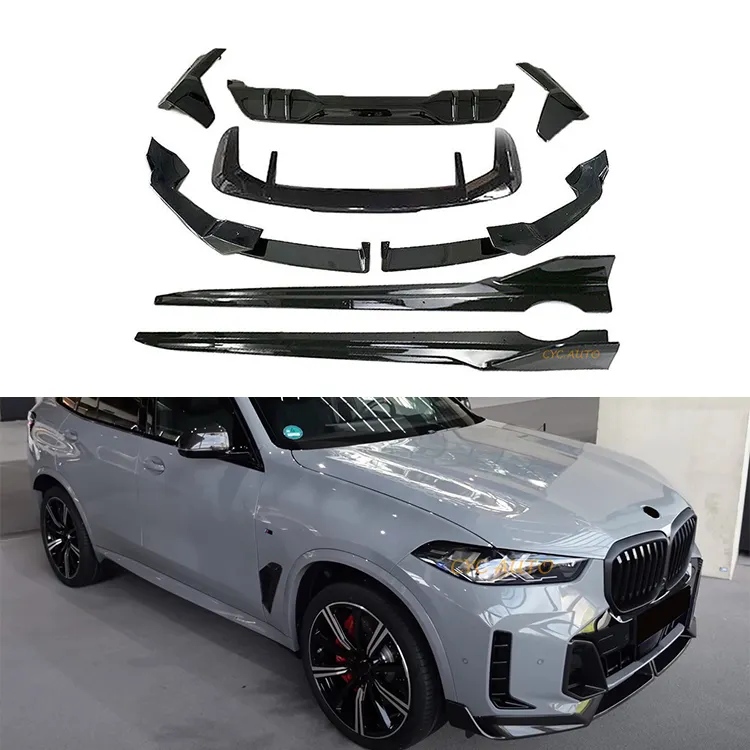 Nieuw Design Gloss Black Aero Kit M Prestatie Auto Body Kits Accessoires Voor Bmw X5 G05 Lci Tech M Sport 2023 2024 +