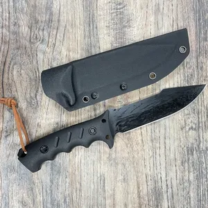 Outdoor tactical knife With Kydex Sheath bushcraft expert use professional Tactical Fixed Blade Knife
