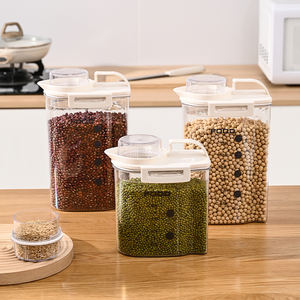 रसोई खाद्य भंडारण बॉक्स के साथ पोर्टेबल होम आयताकार प्लास्टिक भंडारण बॉक्स रसोई खाद्य भंडारण बॉक्स - Product Image 3