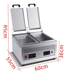 Máquina automática japonesa <span class=keywords><strong>Gyoza</strong></span>, freidora de bolas de masa hervida, máquina de bolas de masa hervida <span class=keywords><strong>Gyoza</strong></span> frita y máquina multifunción Potsticker para bolas de masa hervida - Product Image 4