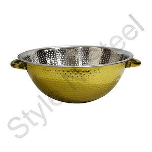 Cuve de liquidation de vin en métal, cuve à boissons, Champagne, vin martelé, baignoire de fête avec poignée en acier inoxydable - Product Image 1