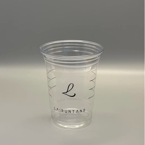 แก้วพลาสติกใส PET/PLA/PP ขนาด 12 ออนซ์ แบบใช้แล้วทิ้ง พร้อมฝาปิดแบบนูนลาย ขนาดเส้นผ่านศูนย์กลาง 98 มม. สำหรับใส่ชานมไข่มุก กาแฟเย็น สมูทตี้ และอื่นๆ  รับทำโลโก้ตามสั่ง - Product Image 5