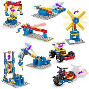 Venta caliente STEM <span class=keywords><strong>ciencia</strong></span> <span class=keywords><strong>y</strong></span> educación partículas bloques de construcción maquinaria DIY montaje Ingeniería Construcción ladrillos juguetes para niños - Product Image 6