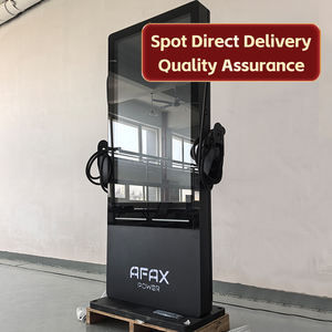 מסך פרסום AFAX בגודל 55 אינץ', מטען רכב חשמלי מסחרי מסוג 2, תחנת טעינה מהירה AC לרכב חשמלי עם תקן IP54 - Product Image 2