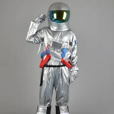 Costume d'astronaute de dessin animé, uniforme de spectacle pour adulte et enfant, Cosplay, fête de Simulation de l'espace, Cosplay