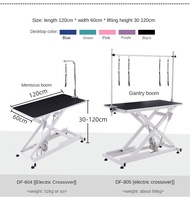 Table de toilettage pour chiens en acier inoxydable de levage hydraulique de haute qualité conception de portique carré pour chats et chiens nettoyage et bain pour animaux de compagnie