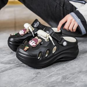 DERAN OEM Nouveaux Sabots et Sandales pour Femmes, Mignons Dessins Animés à Gros Orteil, avec Lacets, Antidérapants, pour Printemps-Été, en EVA - Product Image 3