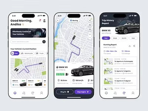 แอปพลิเคชันติดตามตำแหน่ง GPS ขั้นสูง พร้อมการตรวจสอบตำแหน่งแบบเรียลไทม์และประวัติการเดินทางสำหรับการจัดการยานพาหนะ - Product Image 1
