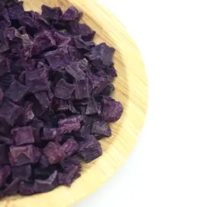 Dried purple sweet potato, a dehydrated vegetable from China