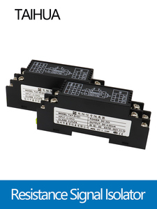 Isolateur de signal de résistance 0-100K, entrée 4-20mA, sortie 1500V, isolation, montage sur rail DIN, alimentation DC24V pour l'automatisation industrielle - Product Image 6