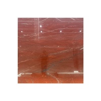Grande dalle de marbre rouge naturel polie, matériau moderne pour murs et sols, importé de Chine