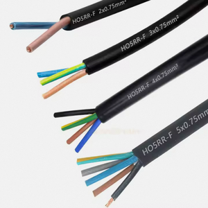 Factory Custom H05RR-F 2X0.75 Rubber <strong>Cable</strong> Waterproof Rubber Sheathed <strong>Cable</strong>
