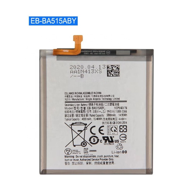 3.8v 4000 MAh Eb-ba515aby Battery for Samsung Galaxy A51 SM-A515F