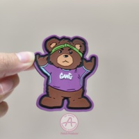 3M Autocollant PVC Silicone Patch Cousu sur le Dos Caoutchouc Silicone Patch Produit Vente Chaude Livraison Rapide