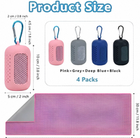 Serviettes rafraîchissantes personnalisées, serviettes magiques pour le sport, les voyages, les activités de plein air, serviettes de refroidissement instantanées en microfibre portables