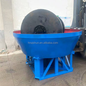 China-made Low-cost Double-wheel Stone Wet Grinding Machine Mining Equipment Stone <strong>Grinder</strong> Gold Mining Equipment - Product Image 2