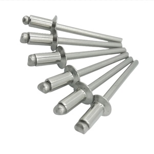1/4 \ "X 12.5mm Dôme Tête Pop Aveugle Rivets En Acier Au Carbone Structural Hemlock Hem Fix Zinc Plaqué 6.4 <span class=keywords><strong>Orlock</strong></span> Rivets pour Industriel - Product Image 3