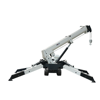 Guindaste Aranha Hidráulico de Esteira 6ton 8ton 10ton, Mini Guindaste de Construção