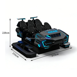 Réalité Virtuelle 9D Simulateur de Jeu VR 6-Seat Intérieur Métal Plastique pour Centre Commercial École ou <span class=keywords><strong>Parc</strong></span> d'Attractions Aventures - Product Image 1