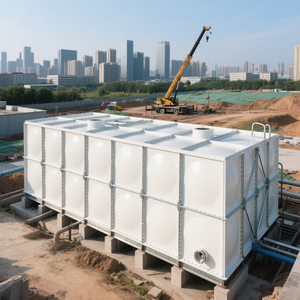 เครื่องจักรบำบัดน้ำอุตสาหกรรมแบบกำหนดเอง 220 โวลต์ ถังเก็บน้ำแบบแยกส่วน โมดูลาร์ ทำจากเหล็กและพลาสติก ทนทาน - Product Image 1