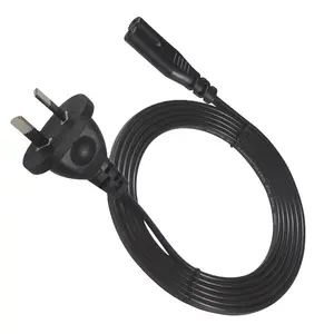 Australia Standard 2 prong plug 0.75MM2 H05VVH2-F 2.5M 250V AS/NZS 3112 to C7 AU SAA power cord for PC